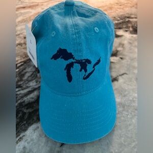 Michigan Baseball Cap with Great Lakes Design